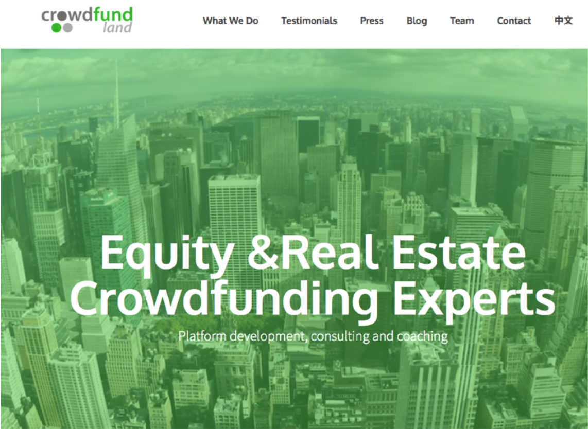 Visit CrowdfundLand.co our new real estate site and service.