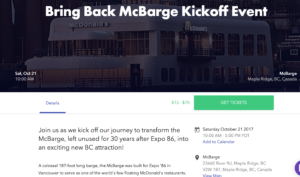 Bring back McBarge Event